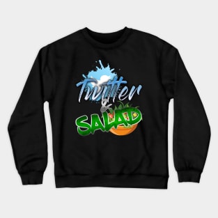 Chris Clark's Twitter & Salad Special! Designed by Jake Iacovetta Crewneck Sweatshirt